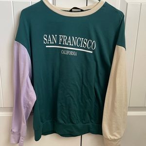 San Francisco color block pullover